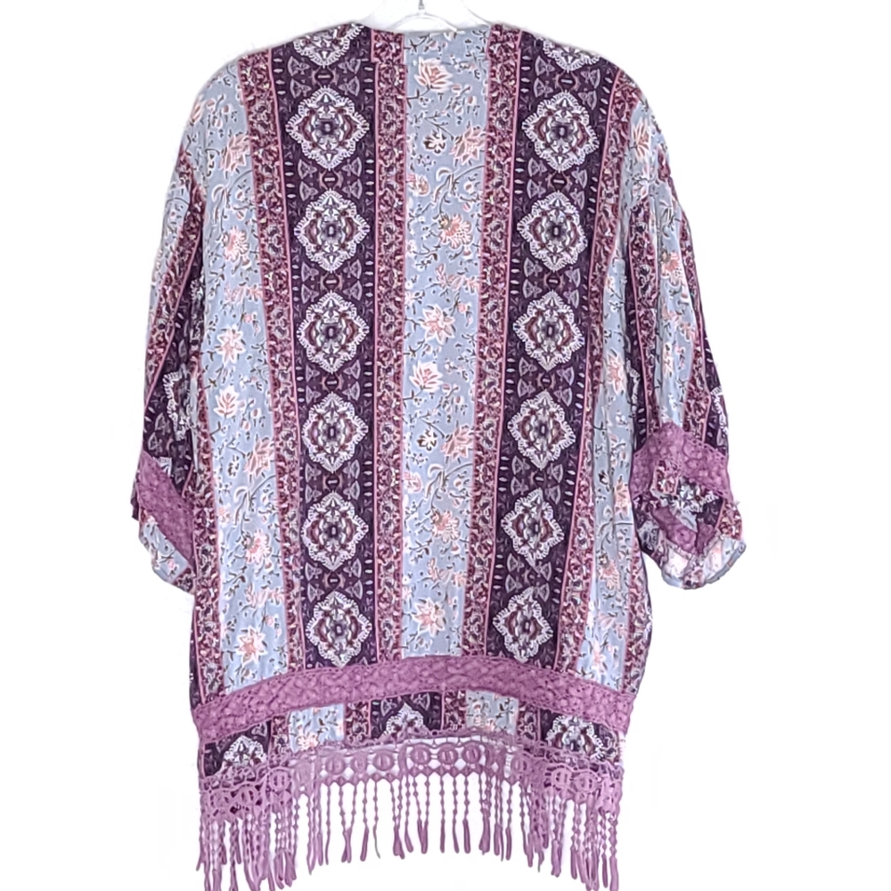 Andree kimono Lavander and Pink Size S - Picture 2 of 5